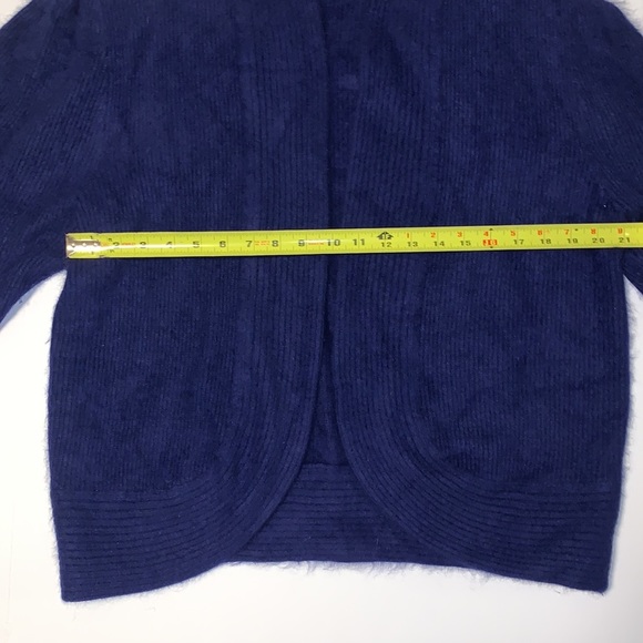 Young Sang Vintage Blue Angora Cardigan - Women’s Size Medium - Picture 7 of 9